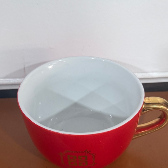 Givenchy Red and Gold Coffee Mug - Picture 4 of 7